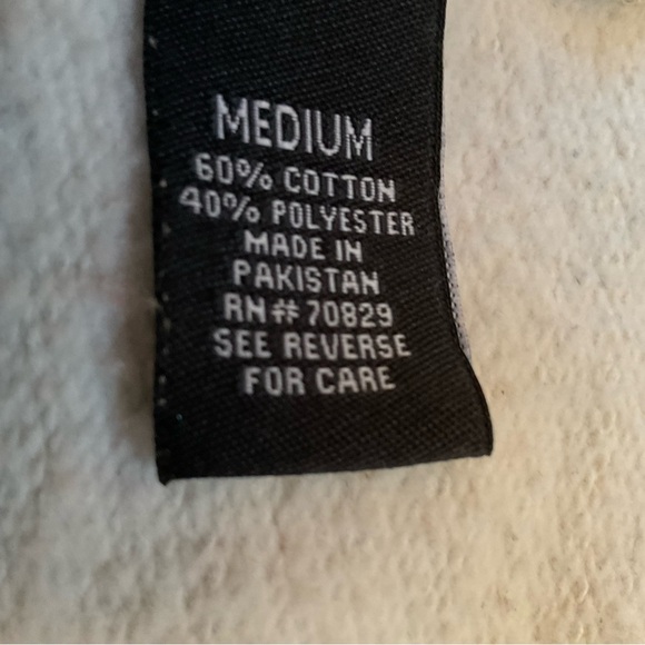 Carbon Size Medium Gray Hoodie With Drawstring Turtle Neck Thick Soft Material - Picture 3 of 16